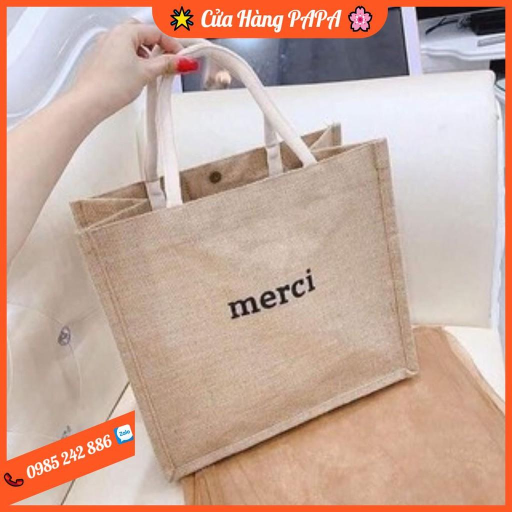 Túi Cói Đi Biển  Túi Cói Merci Siêu Hot Hit ! Đi Biển, Đi Chơi, Đi Du Lịch
