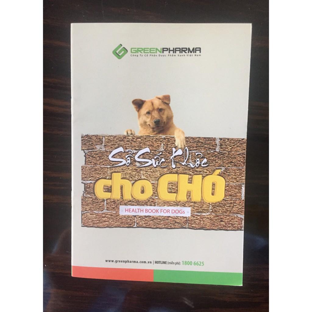 Sổ ghi chép theo dõi sức khoẻ thú cưng chó mèo