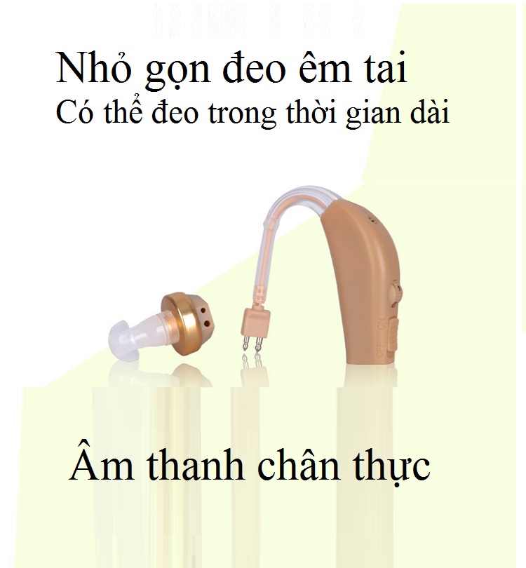 Tai Nghe Trợ Thính GM-100 , Có Pin Sạc Nhỏ Gọn Dành Cho Người Già Và Trung Niên