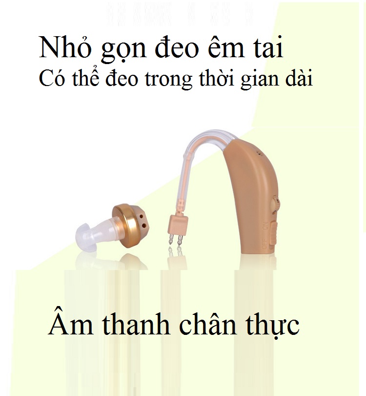 Tai Nghe Trợ Thính GM-100 , Có Pin Sạc Nhỏ Gọn Dành Cho Người Già Và Trung Niên