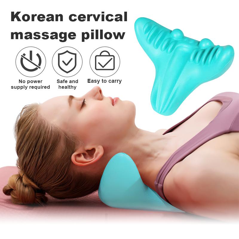 Gối Massage Cổ Vai Gáy,Gối Mát Xa Cổ Thư Giãn Giảm Đau Tiện Dụng,Ngủ Chống Mỏi Cổ Gối Chống Đau Vai Gáy Neck