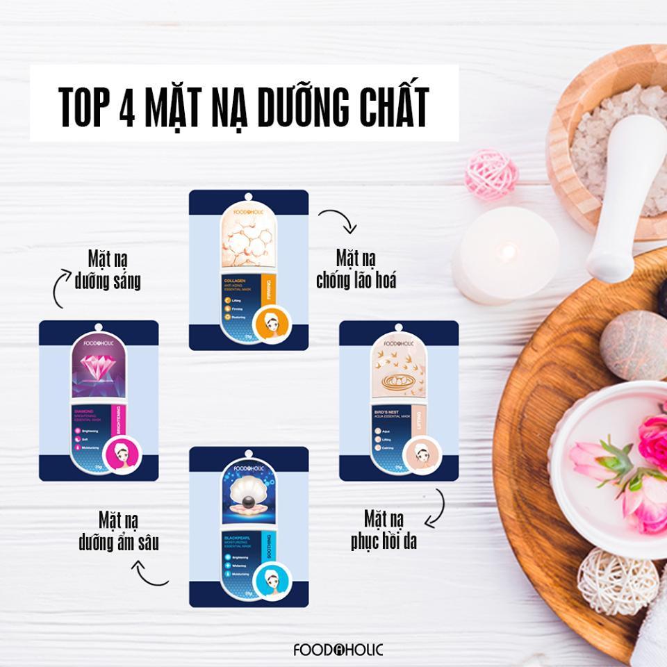 Combo 5 Mặt Nạ Giấy Chăm Sóc Da Toàn Diện Foodaholic Mask 23g x 5