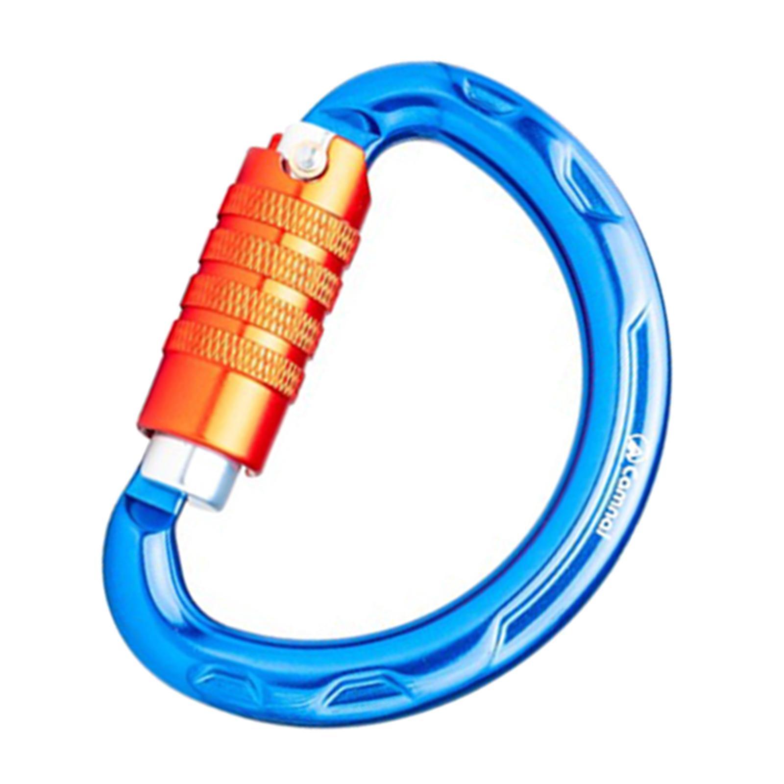 20KN Locking Carabiner Clip Aluminium Shape Hook for Climbing