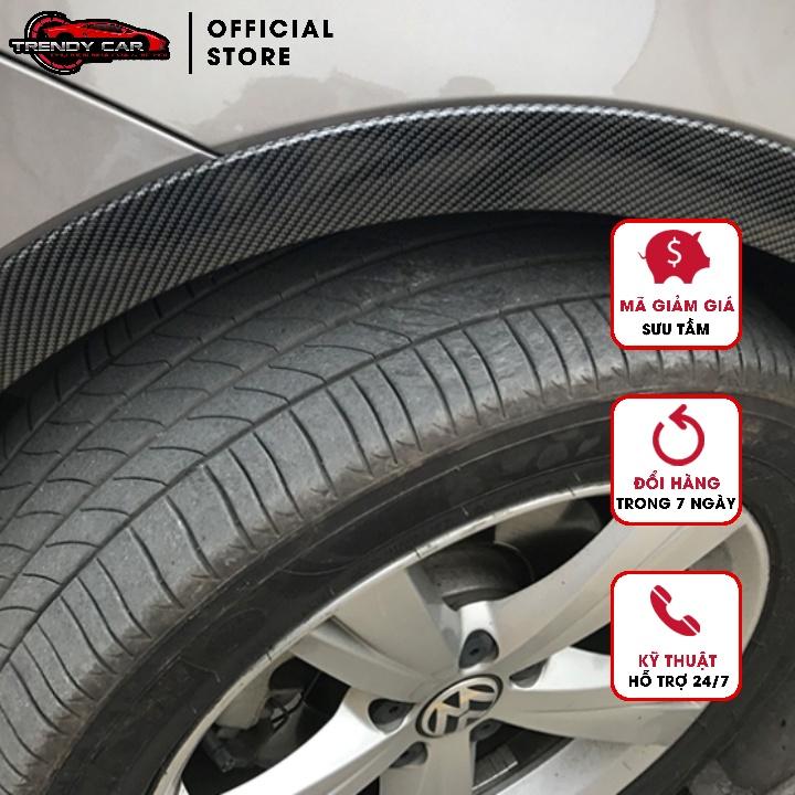 Cua lốp xe ô tô vân cacbon | chắn bùn lốp bắn lên xe dày dặn 1,5m dài 1 cuộn - Carbon