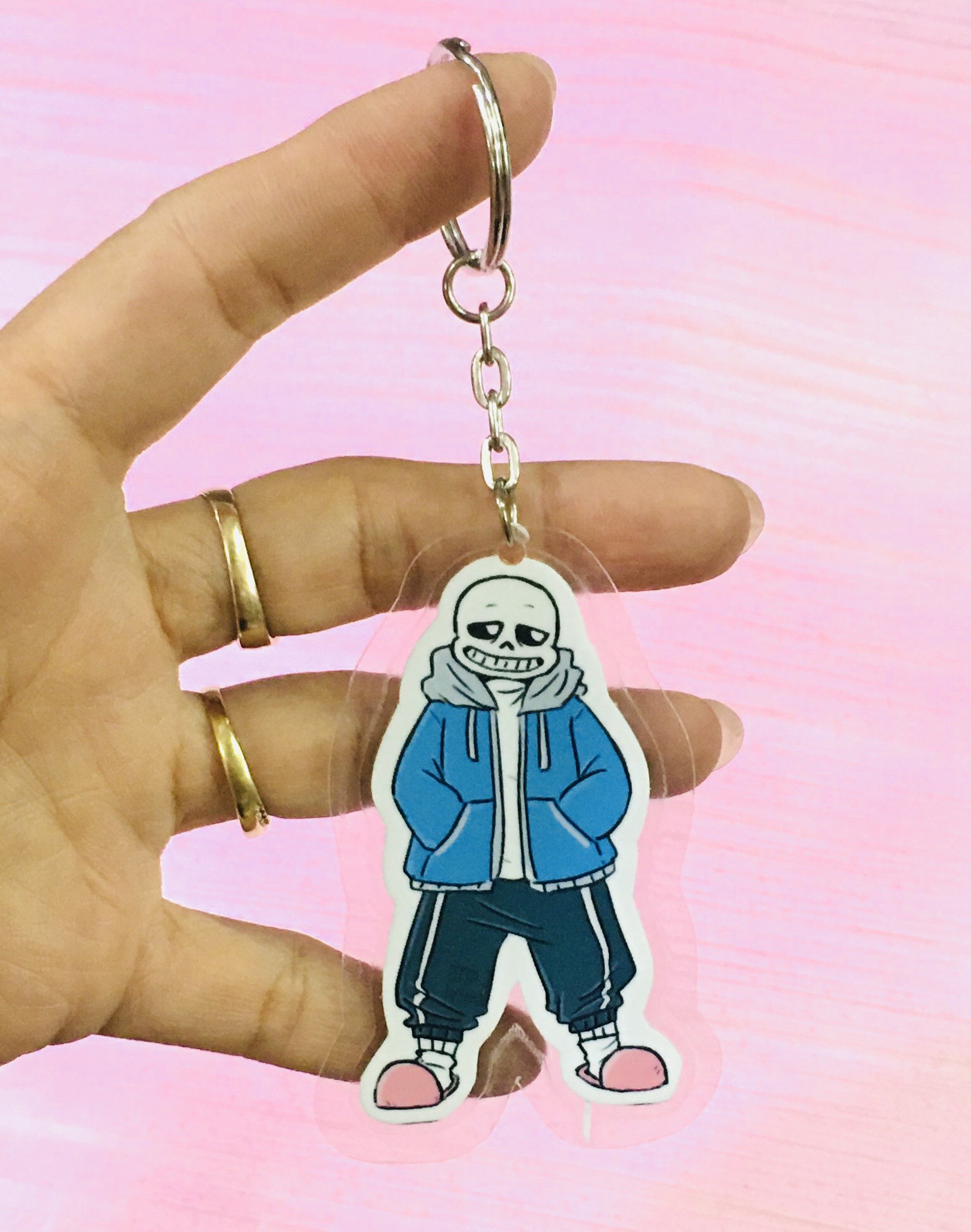 Set 3 Móc khóa cắt tỉa Sans Undertale  khác nhau gửi ngẫu nhiên