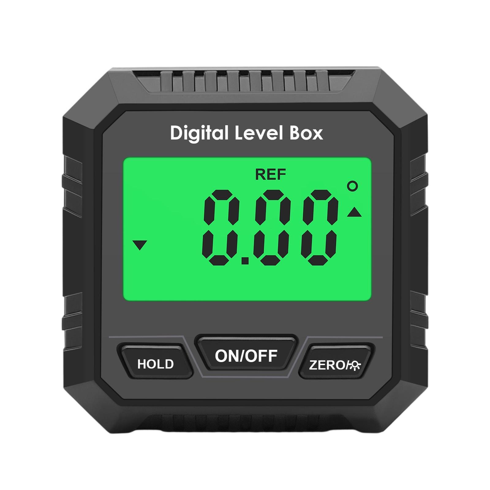 2pcs Digital Protractor Measurement Tool for Drilling Machinery Woodworking