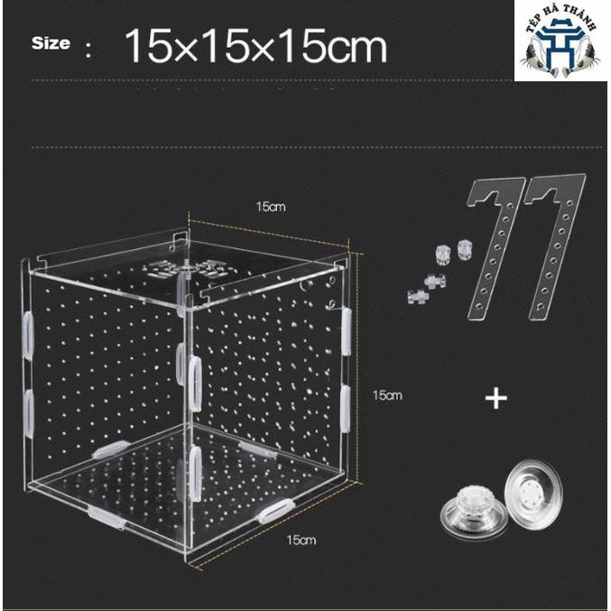 Lồng Dưỡng Cá Tép Mica Siêu Trong Cho Bể Thủy Sinh, Bể Cá Cảnh