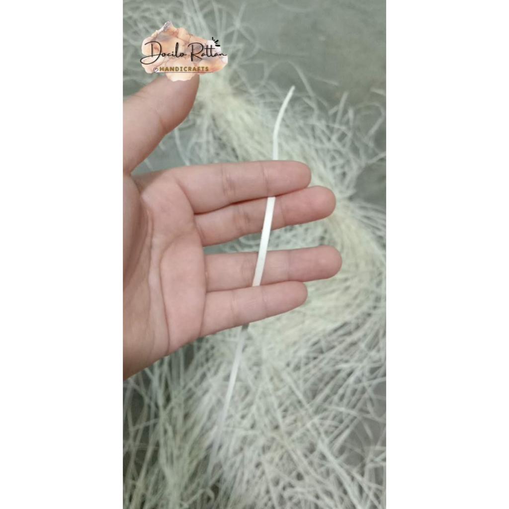 [3mm] Vỏ mây tẩy trắng- lạt mây tẩy đan, quấn trang trí bàn ghế, làm vành rổ, DIY đồ mây decor