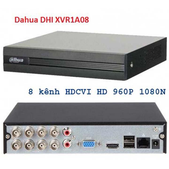 Đầu ghi hình camera 8 kênh HDCVI Dahua DH-XVR1A08 2MP chính hãng DSS Việt Nam