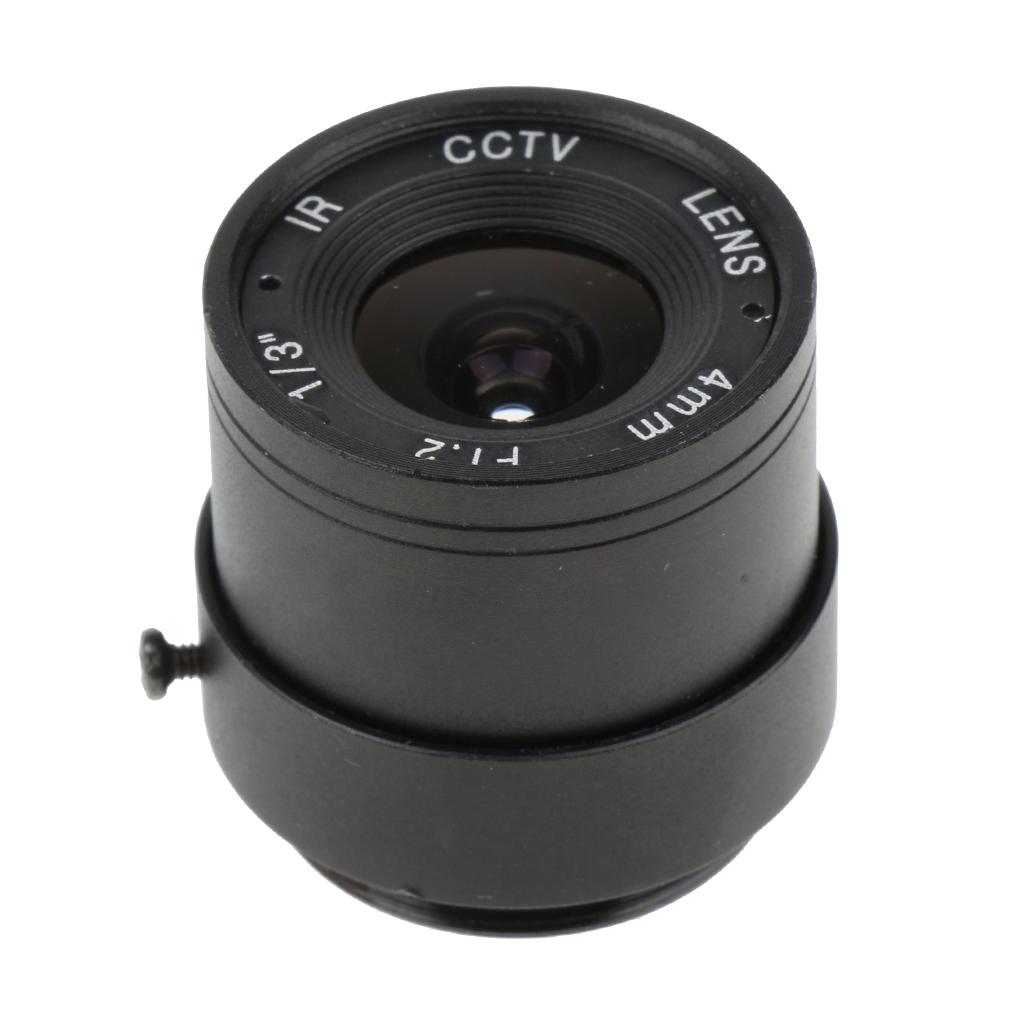 1/3 'F1.2 4mm CS Mount Fixed Iris IR CCTV Lens for  CCD Cameras