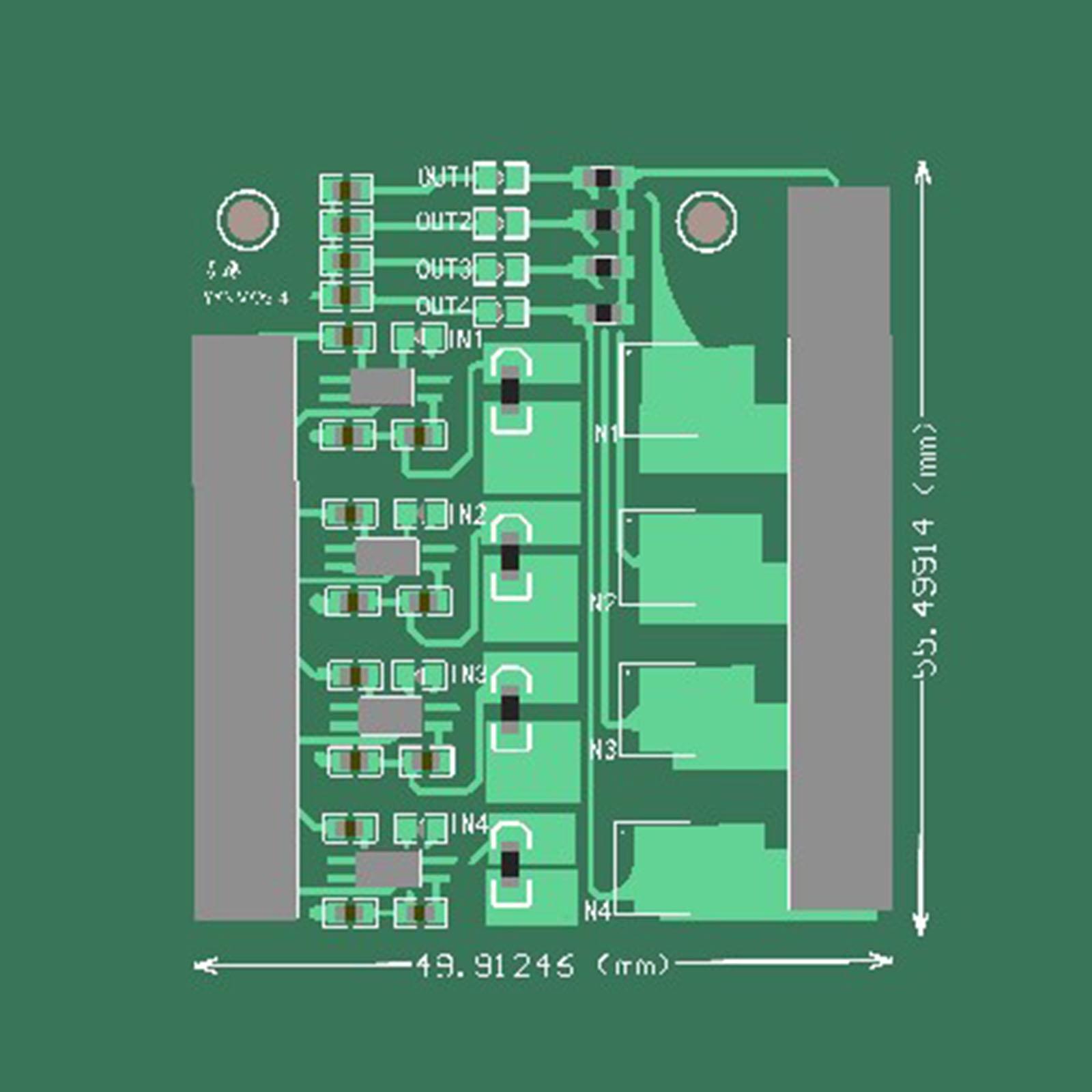 Circuit Board, Replacement Signal Converter Module Electronic Accessories 3- 3.7-27V DC 10A Isolated mos Fet Module