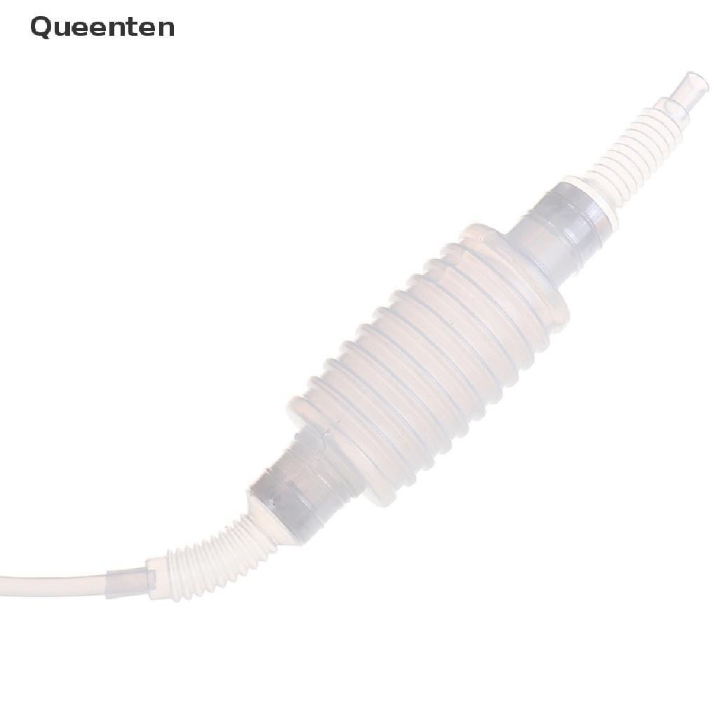 Queenten Plastic Syphon liquid Siphon hose Fuel Liquid Transfer Pump Manual Home Use QT