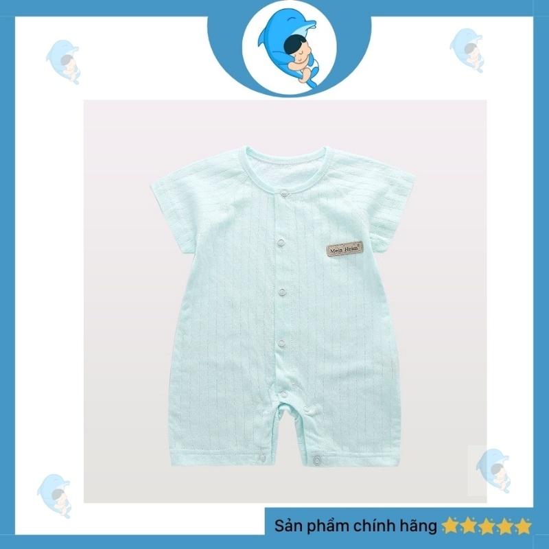 Bộ body đùi bodysuit liền thân đáng yêu cho bé trai bé gái sơ sinh 100% cotton cao cấp xuất Nhật