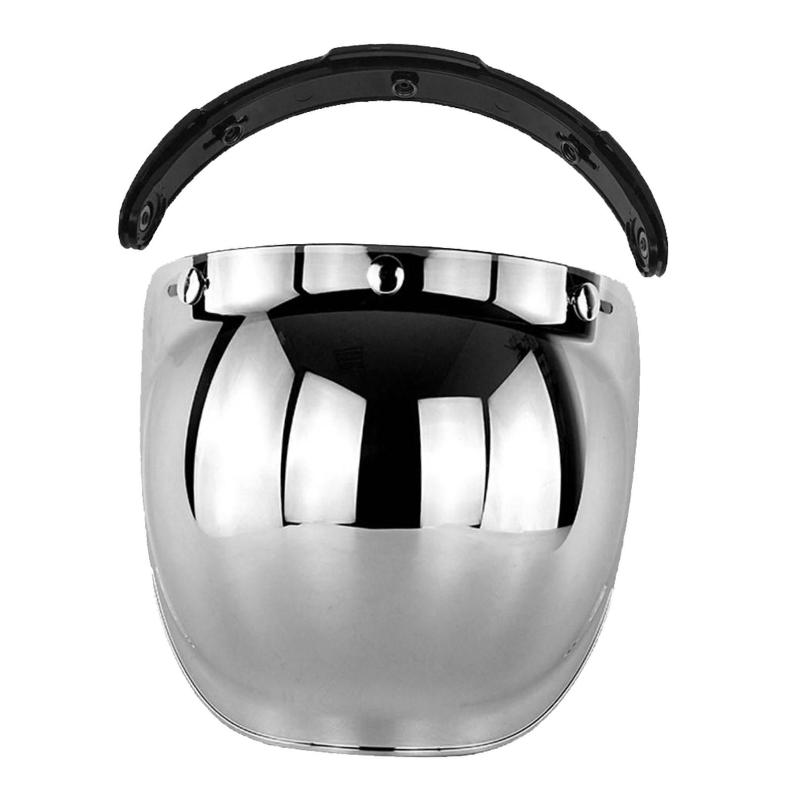 3x Visor Motorcycle Bubble Visor PC Lens