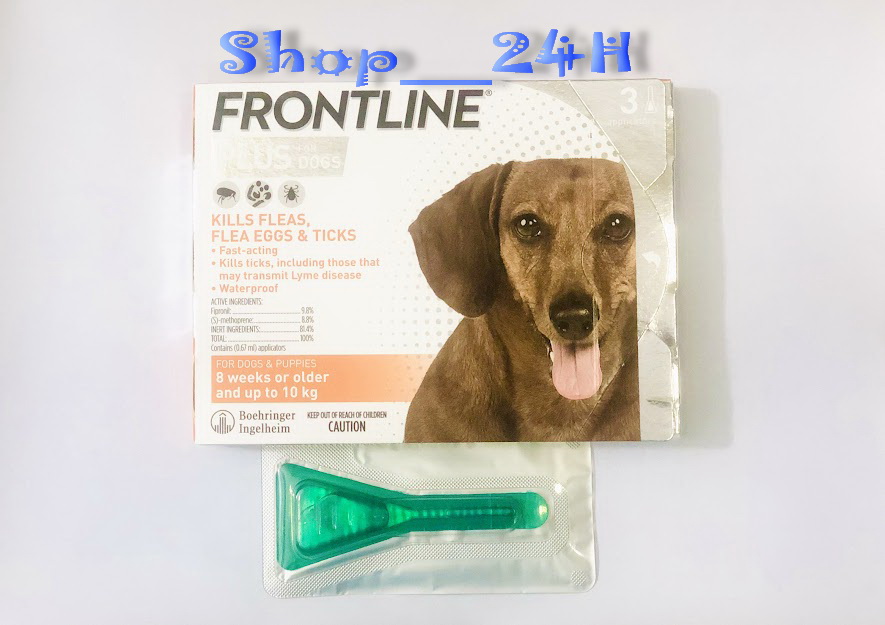 01 Ống lẻ FRONTLINE PLUS DOG nhỏ gáy cho Chó sạch ve rận, bọ chét