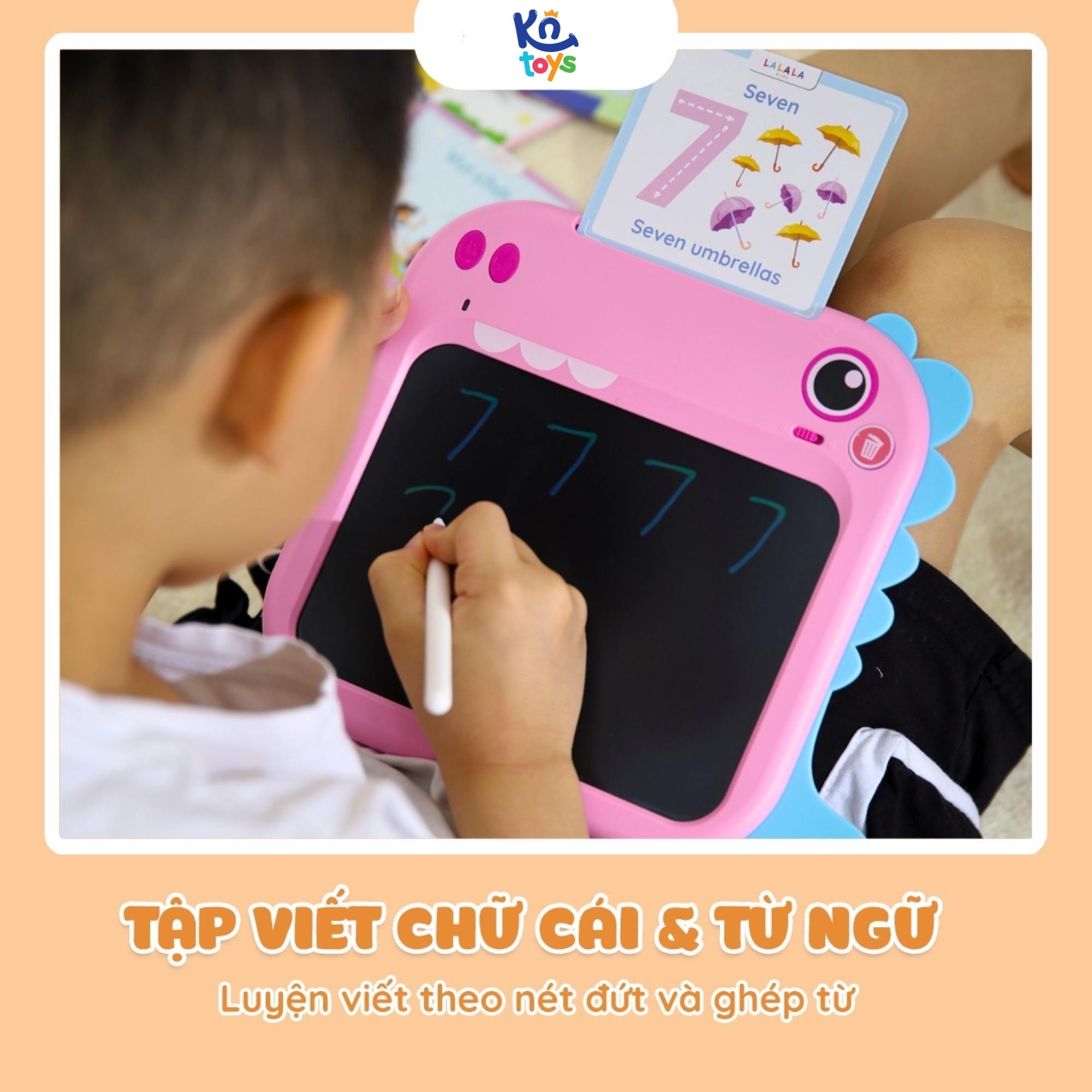 Đồ Chơi Máy Đọc Thẻ Flashcard Song Ngữ Học Tiếng Anh Lalatalk Kết Hợp Bảng Viết Tự Xóa Thông Minh - Lalala Baby