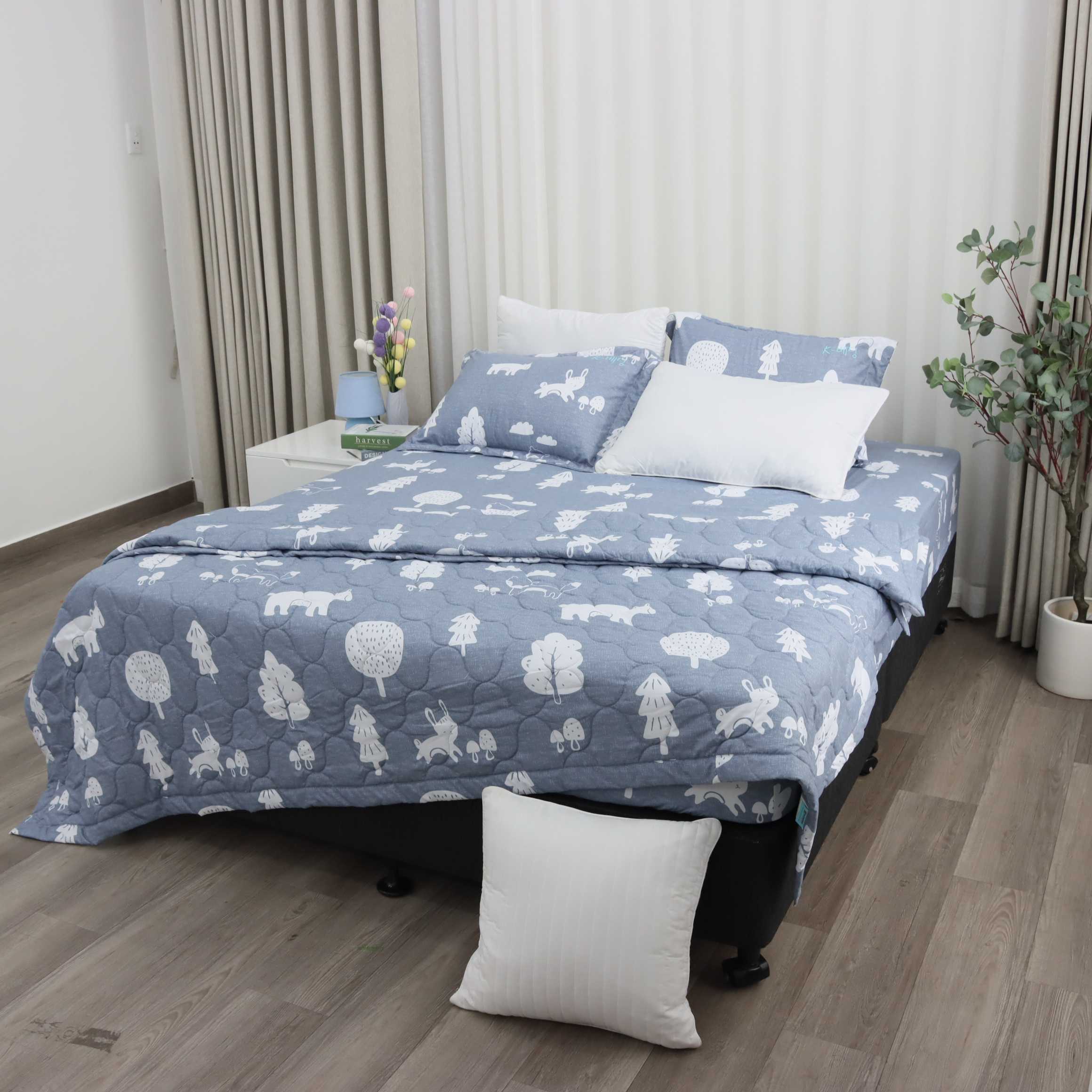 Chăn chần bông K-bedding by Everon 1m6x2m (cm) KMP chất vải Microfiber