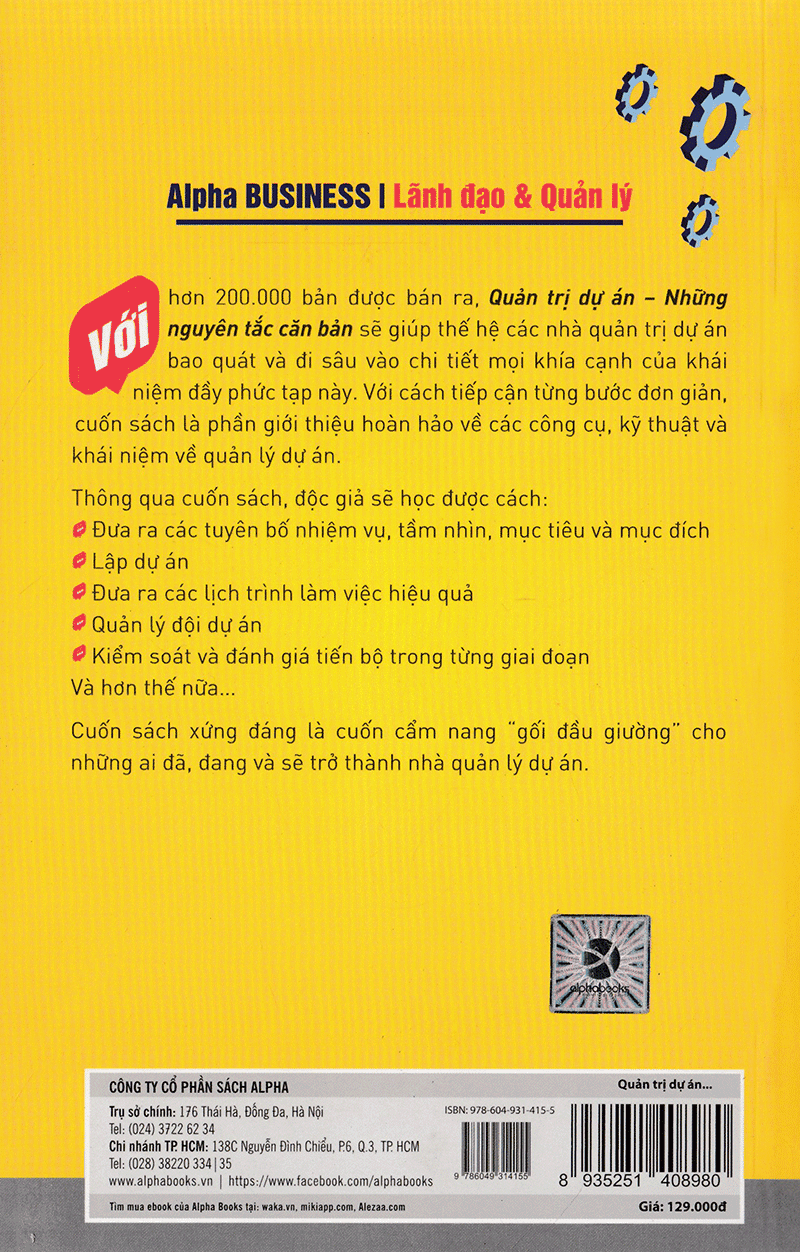 Quản Trị Dự Án - Những Nguyên Tắc Căn Bản