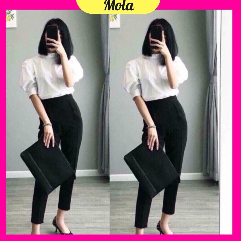 Quần Baggy Nữ Cao Cấp Quần Âu Nữ Công Sở Form Dáng Chuẩn Sang Chảnh