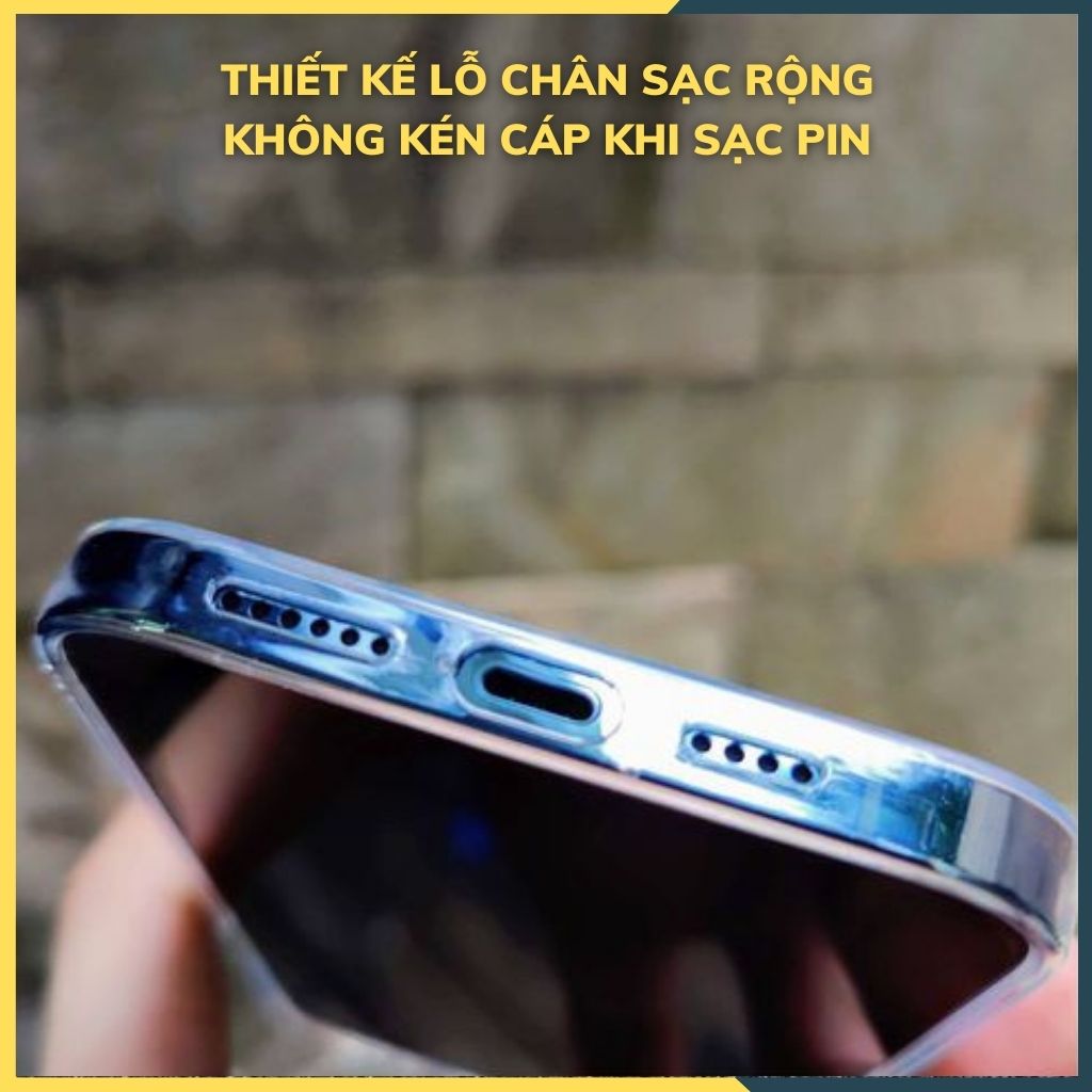 Ốp lưng trong suốt silicon GOR dành cho iphone 12 pro max bảo vệ camera dẻo siêu mỏng - Hàng nhập khẩu