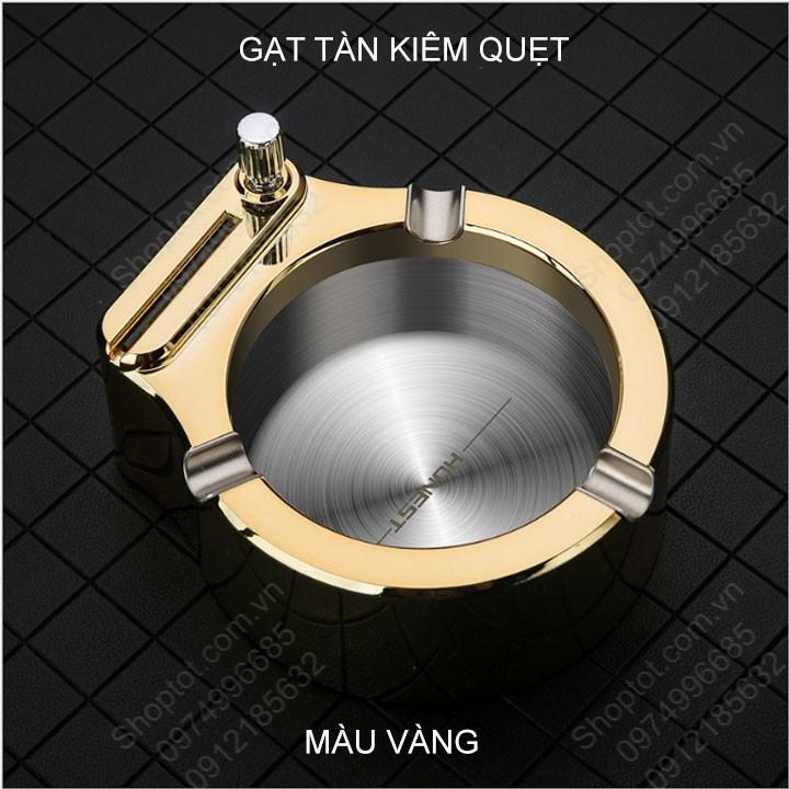 Gạt tàn kiêm quẹt thông minh 2 trong 1, đáy bằng inox chống gỉ