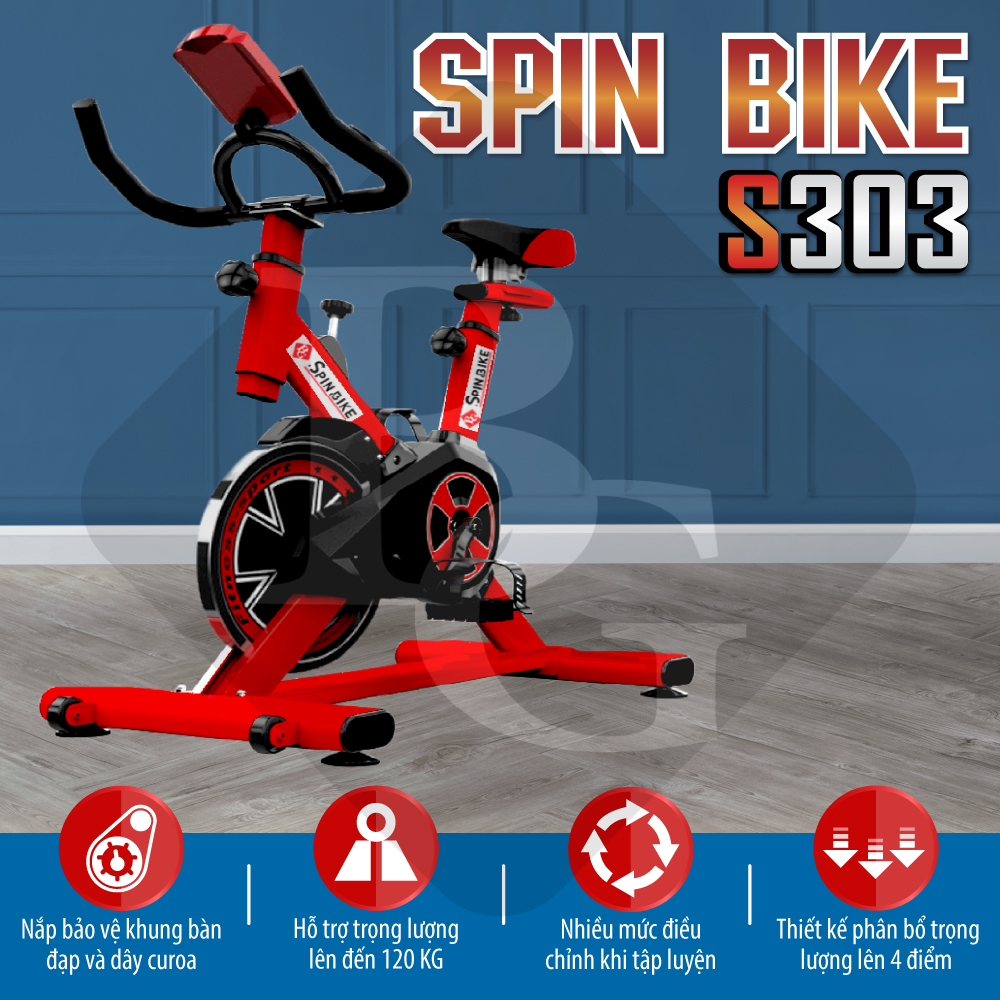 Xe đạp tập tại nhà thể dục thể thao, gym, fitness Spining Bike - giúp tăng cơ, giảm mỡ hiệu quả