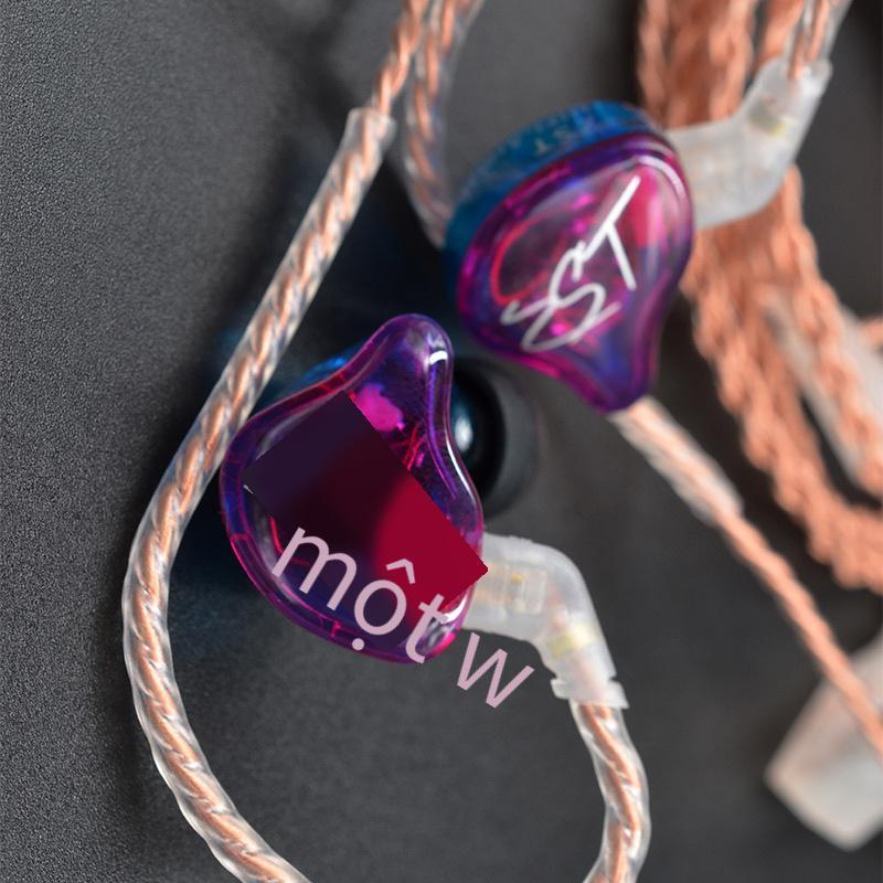 Tai nghe vòng sắt KZ-ZST giá thấp nhất tai nghe sắt chuyển động trong tai điện thoại di động có loa siêu trầm điều khiển bằng dây tai nghe nhạc kép