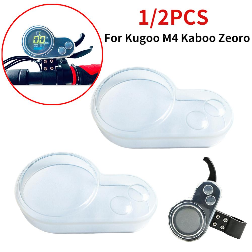 1/2PCS Silicon Cover LCD che phủ không thấm nước nắp bảo vệ cho Kugoo M4 Kaboo Zeoro Electric Scooter Dashboard Color: 2pcs Silicon Cover