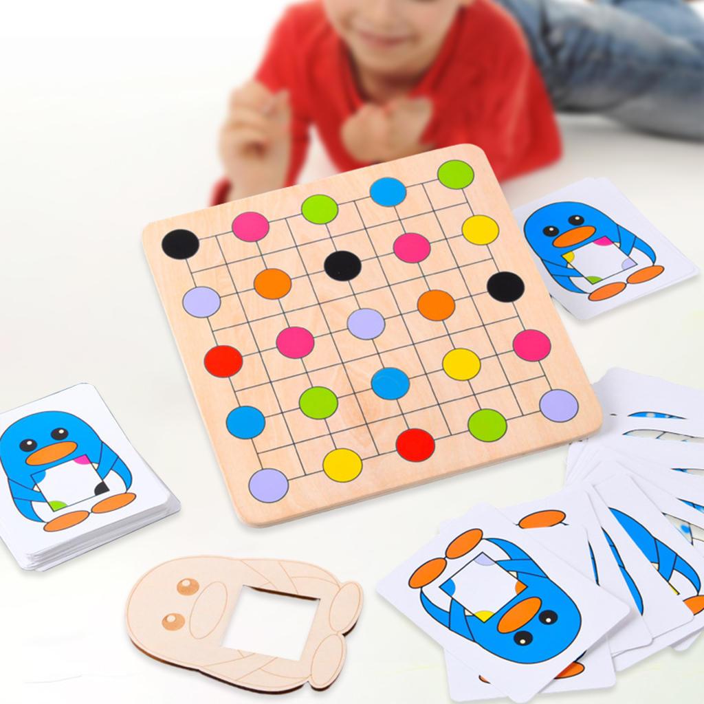 Preschool Montessori Color Find Game Logic Game Early Developmental Toys Gifts