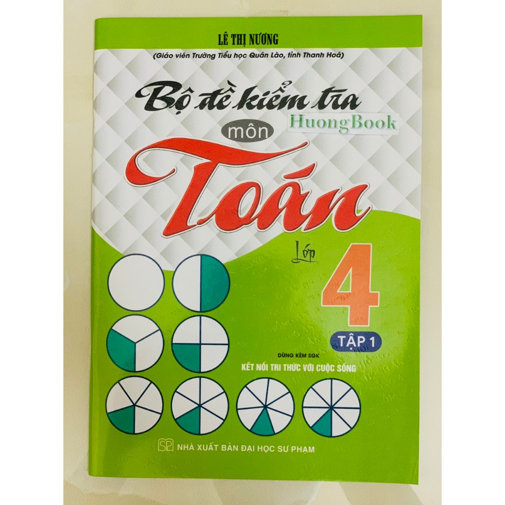 Sách - Combo Bộ Đề Kiểm Tra Môn Toán Lớp 4 Tập 1 + 2