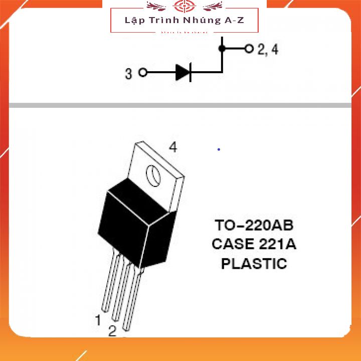 [Lập Trình Nhúng A-Z][2] MBR20100CT 20100CT TO220 2X10A 100V