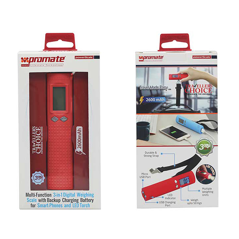Pin Sạc Dự Phòng Promate PowerScale 2600mAh