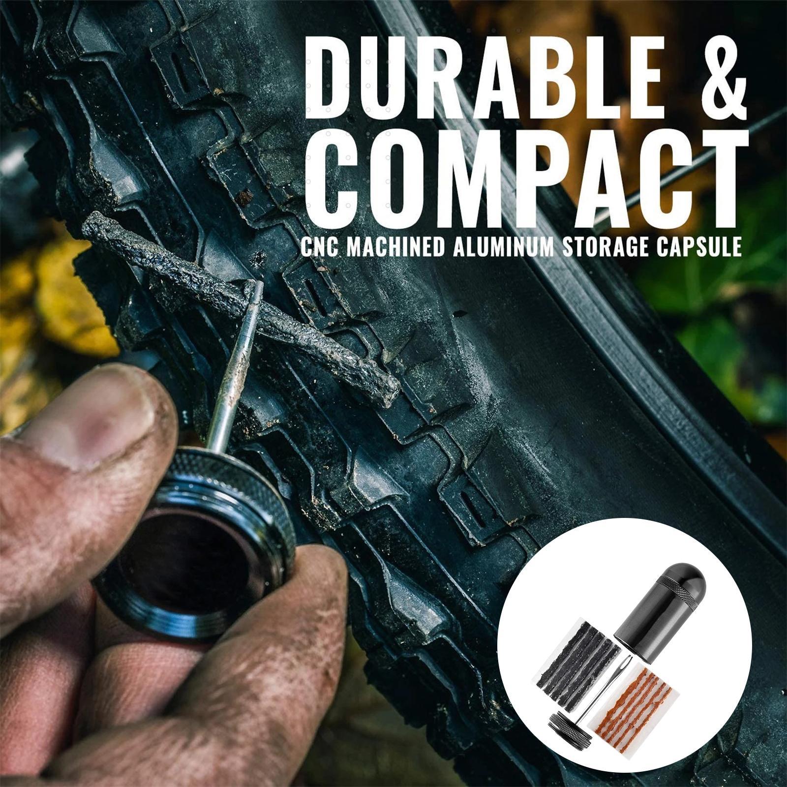 Portable Tubeless Bike Tire Repair   Tire Patch  For  Road