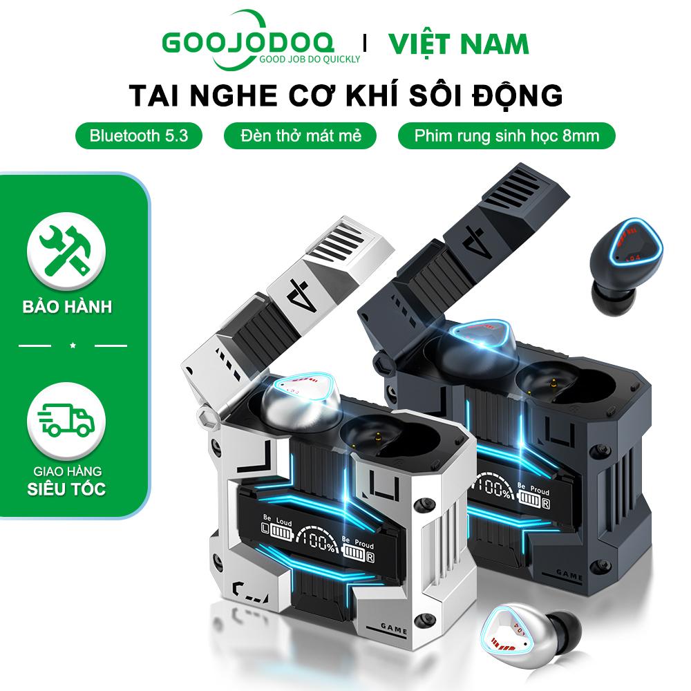 [HÀNG CHÍNH HÃNG GOOJODOQ] Tai nghe Bluetooth không dây GoojodoqTWS 5.3 Chống ồn Micro kép Màn hình kỹ thuật số chống nước có bảo hành