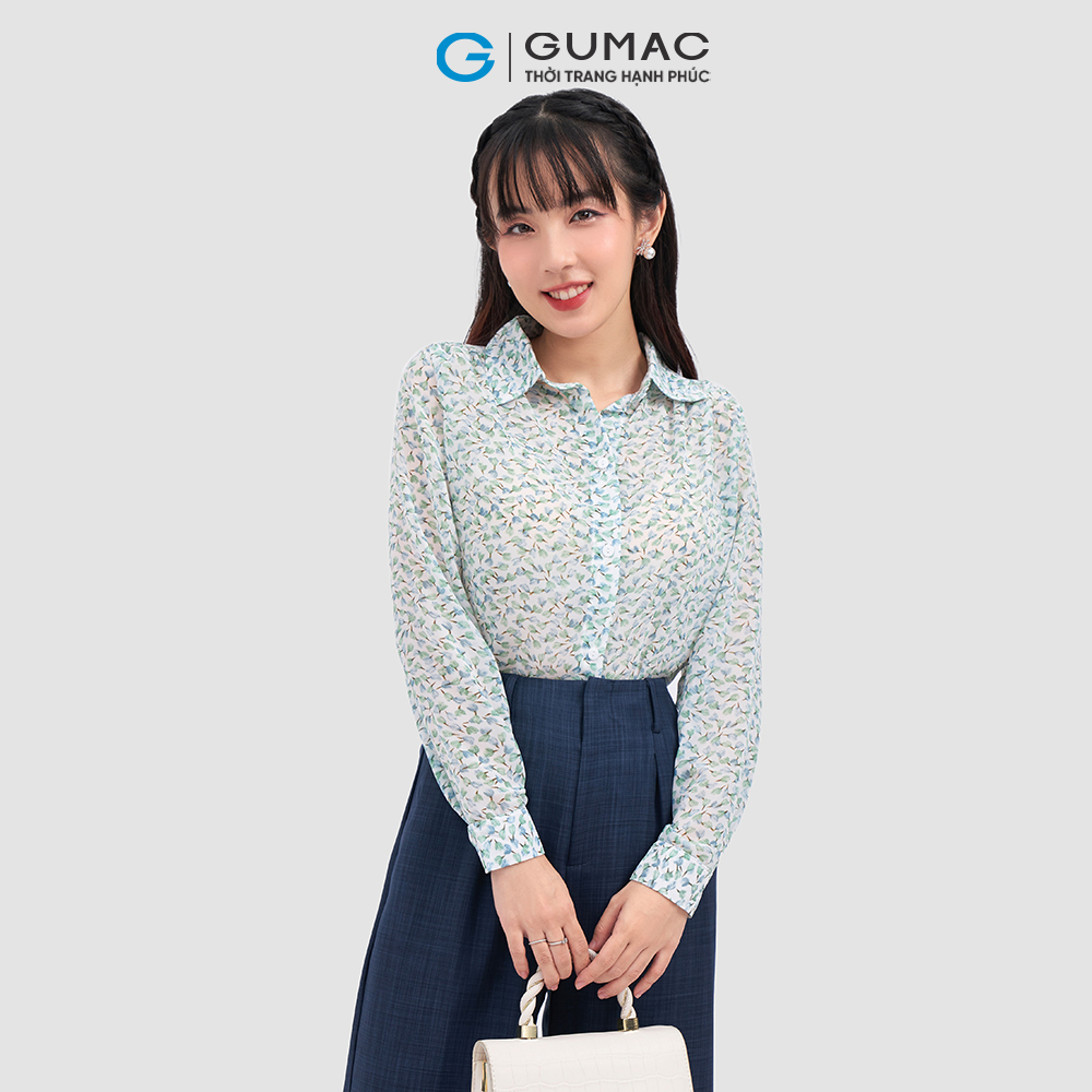 Quần ống suông lưng liền thời trang GUMAC QC11006