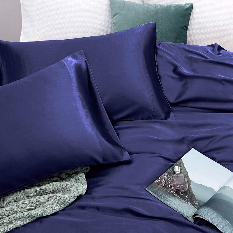 BỘ GA GỐI PHI LỤA - ÔM DÂY KHOÁ -KHỔ VẢI LỚN đủ size