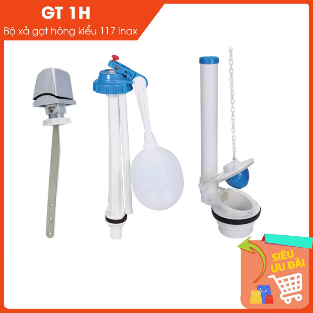 Bộ xả gạt cấp nước bồn cầu bên hông GT1H