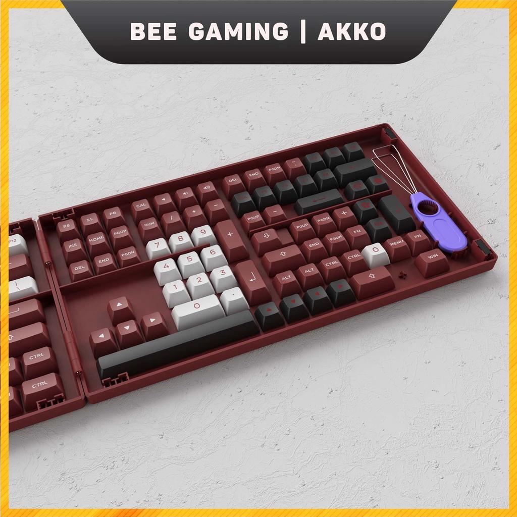 Bộ keycap chính hãng AKKO - Chicago (PBT Double Shot / ASA Profile / 158 nút)