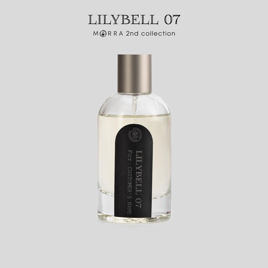 Nước Hoa Nữ Morra Lilybell 07 Chai 100ml Tem Kim Loại Nguyên Liệu Nhập Pháp Hương Thơm Sang Trọng, Nhẹ Nhàng, Ngọt Ngào