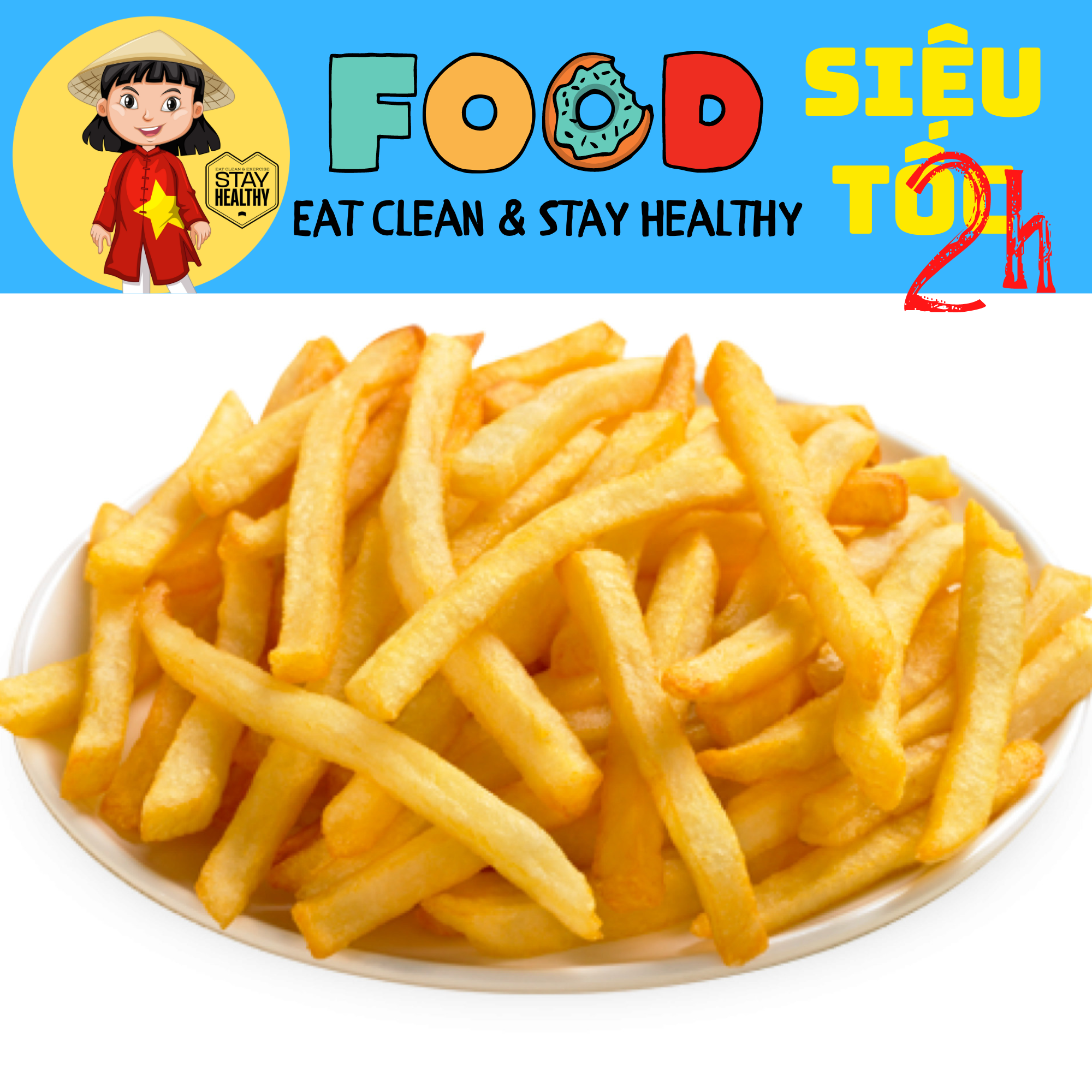 – Khoai Tây Chiên Marquise Fries.– 1kg