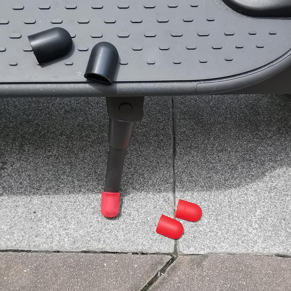 Xe tay ga Silicone Kickstand Foot Support Cover cho Xiaomi M365 Pro Max G30 ES2 ES4 Scooter Color: 1pcs Blue