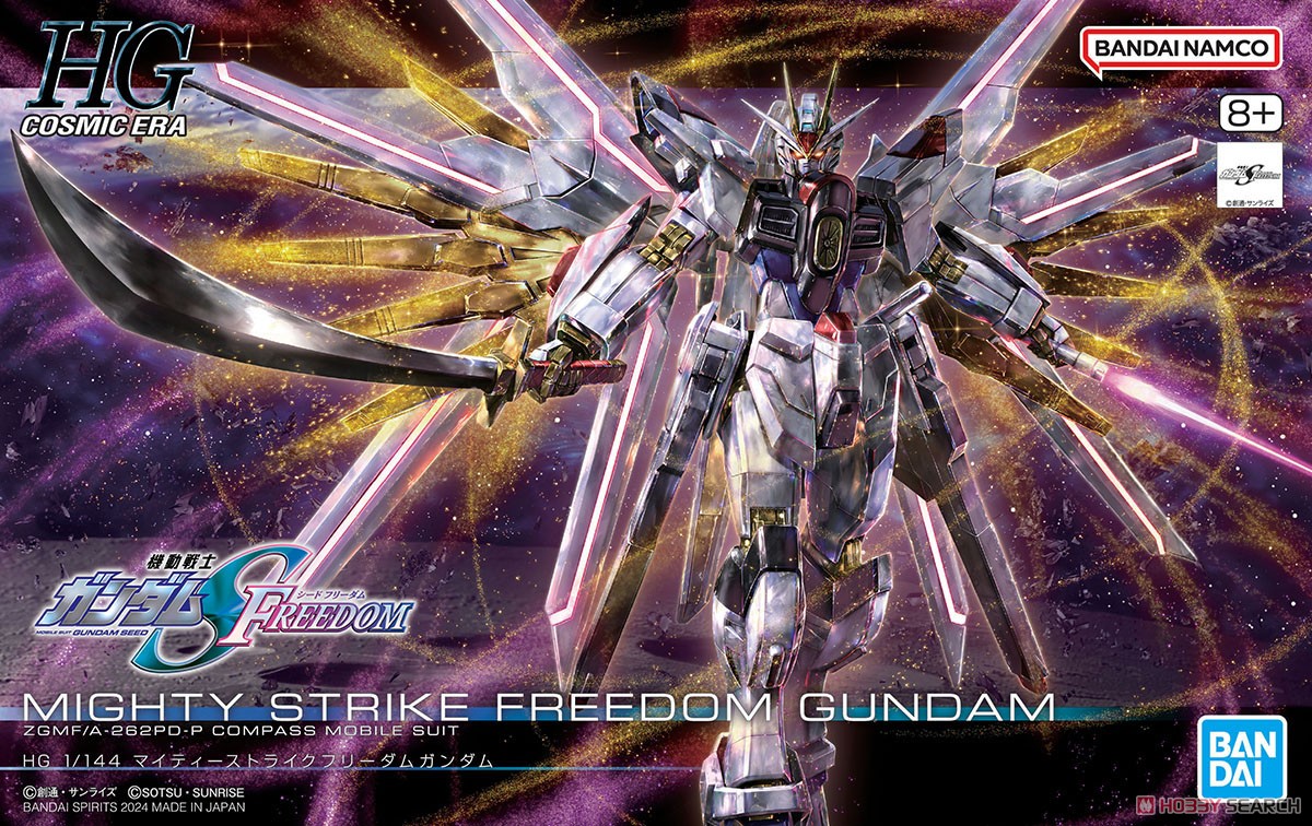 MÔ HÌNH LẮP RÁP MIGHTY STRIKE FREEDOM GUNDAM HG SEED 1/144 BANDAI