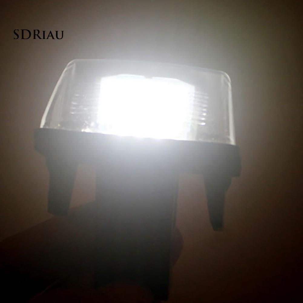Bộ 2 Đèn Led 18 Bóng 12v Cho Biển Số Xe Hơi Peugeot 206 307 308 406 5008