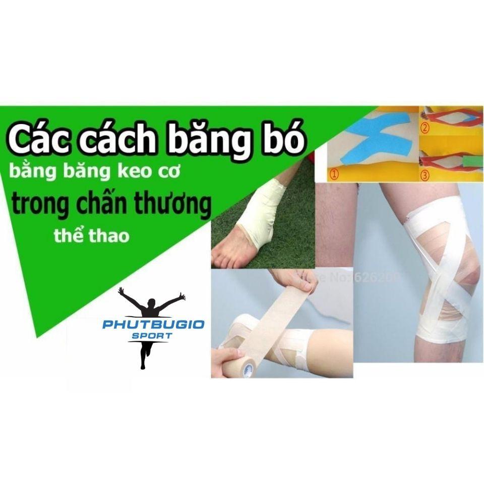 Băng Keo Thể Thao, Băng Cuốn Chống Căng Cơ, Chống Chấn Thương Bóng Đá Chuyên Dụng Giá Rẻ