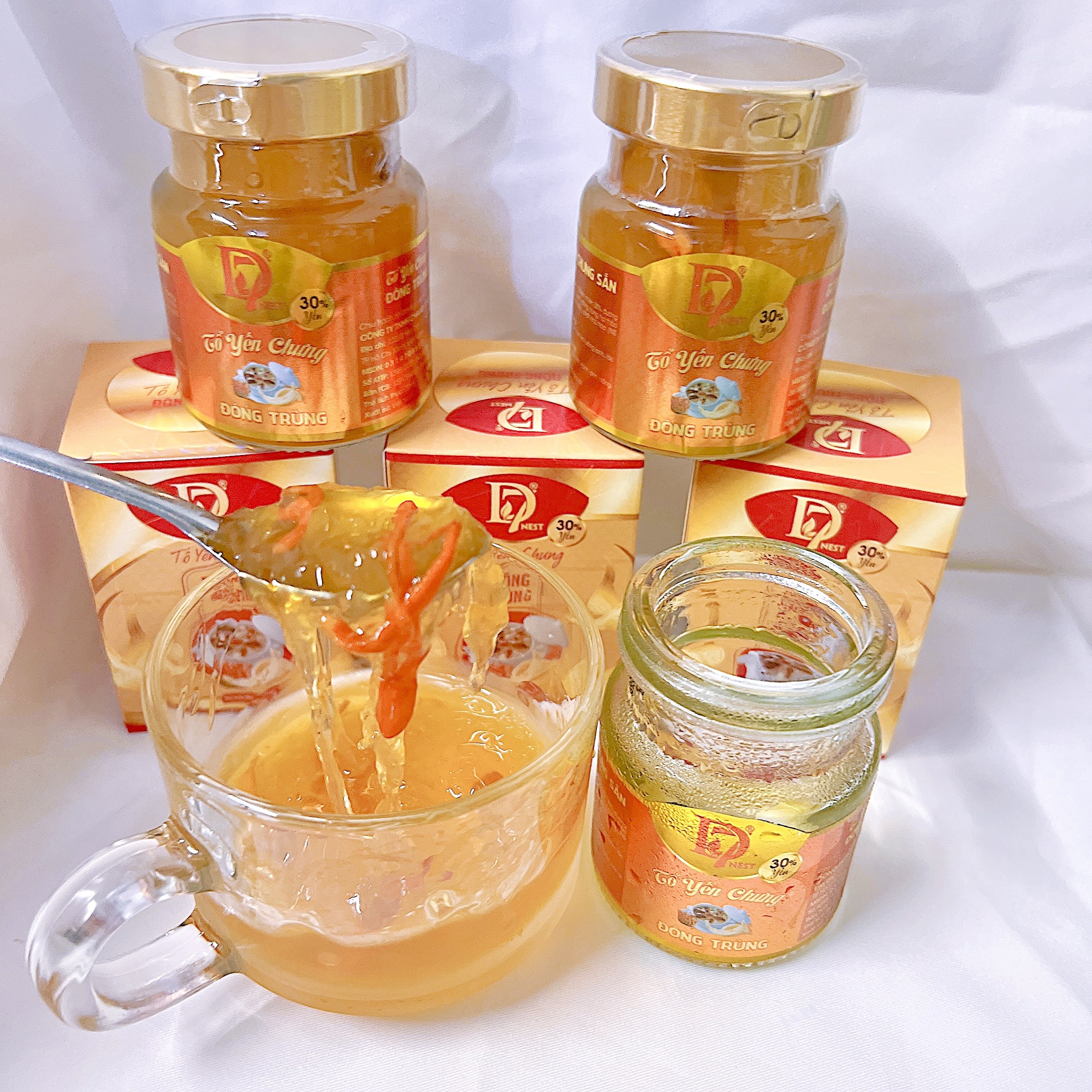 Combo 3 hủ yến chưng ĐÔNG TRÙNG HẠ THẢO bổ dưỡng - D7