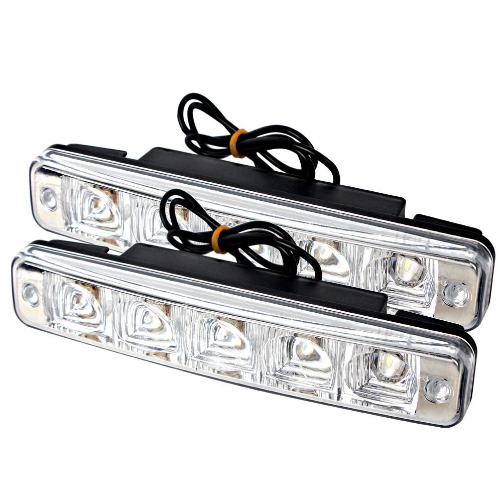 Đèn LED 5 bóng chạy ban ngày cho xe hơi