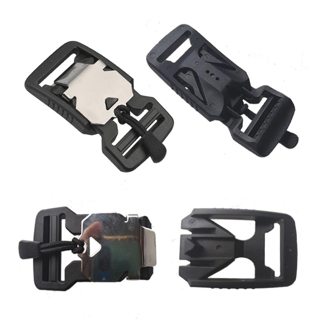 Adjustable Security Lock Webbing Buckle for 25mm Webbing Backpack