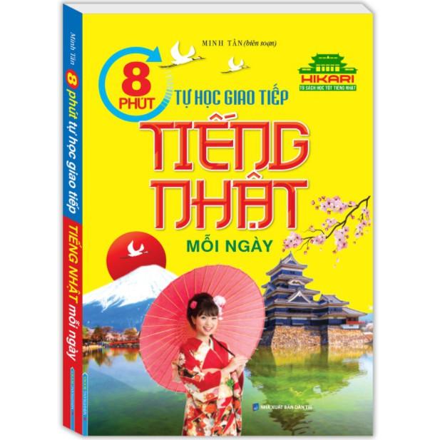 Sách - 8 phút tự học giao tiếp tiếng Nhật mỗi ngày