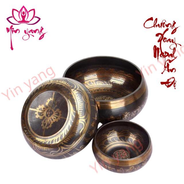 Chuông Xoay Nepal Ấn Độ Đường Kính 8 - 17.5cm Cao Cấp