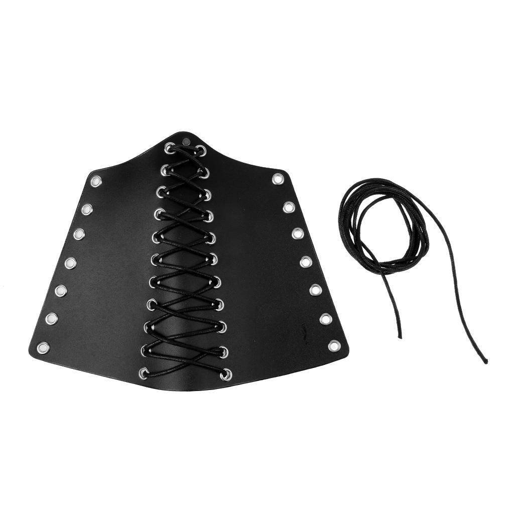 Archery Traditional Recurve Bow Longbow Arm Guard Protector Plus 6Pcs Bow Nocking Points